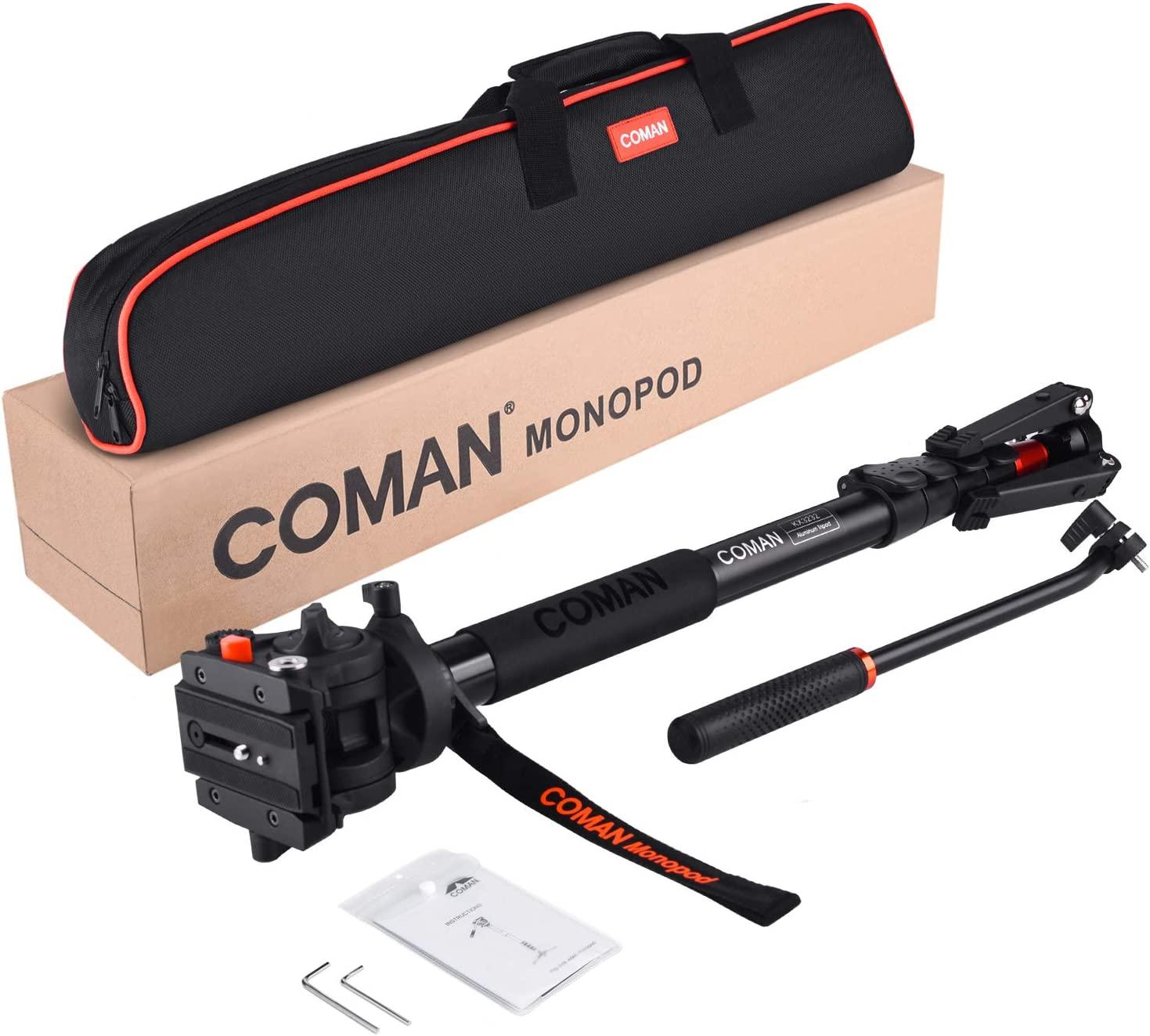 COMAN KX32326 Carbon Fiber Monopod